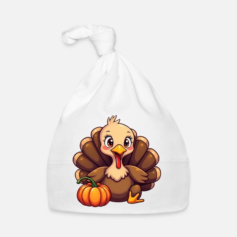 Bébé dinde de Thanksgiving Bonnet bio Bébé