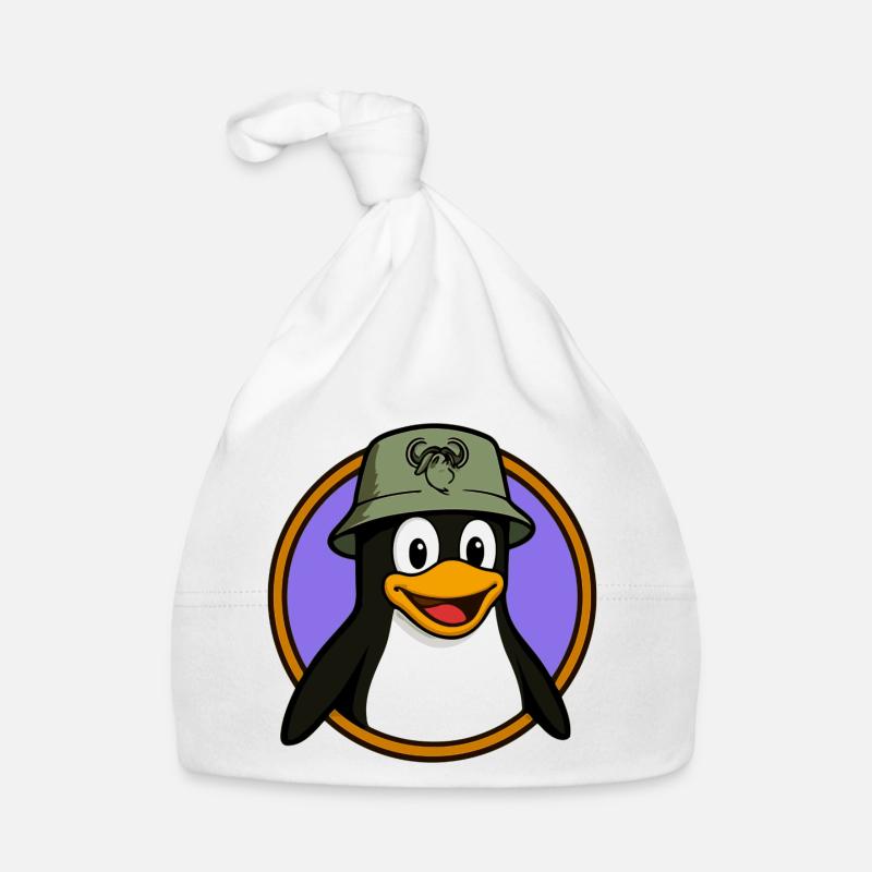 Tux Linux + GNU Hut Baby Bio-Mütze