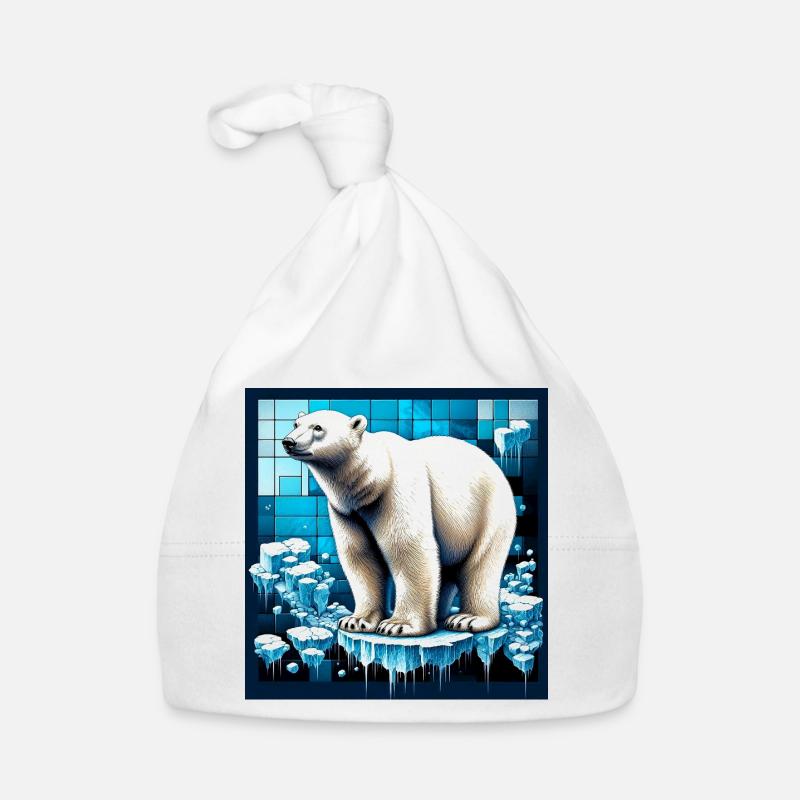 Eisbär Baby Bio-Mütze
