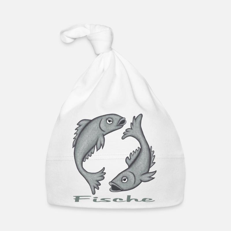 Signe du zodiaque Poissons Bonnet bio Bébé