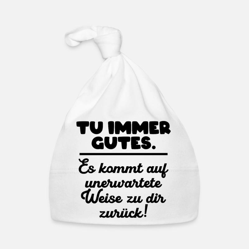 Tu immer gutes. Baby Bio-Mütze