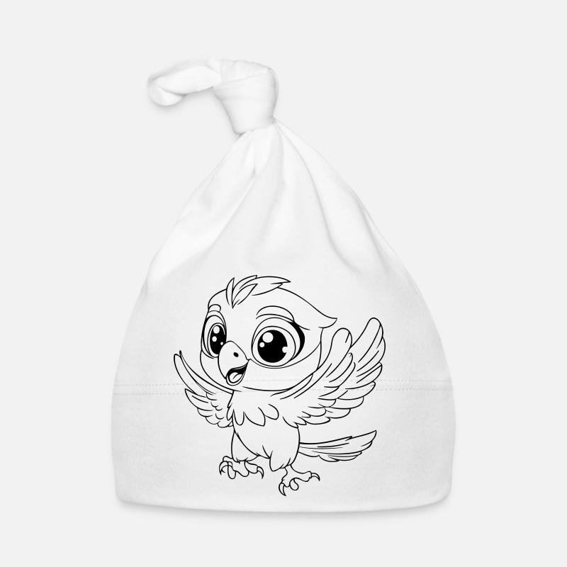 »Aria« das Adlerkind in tanzender Pose Baby Bio-Mütze