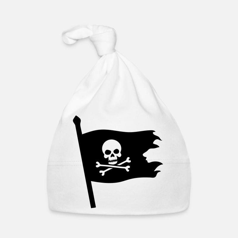Le Crâne de Pirate Jolly Roger Bonnet bio Bébé