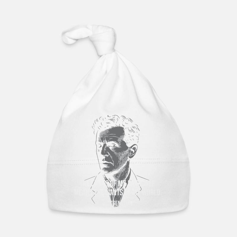 Wittgenstein-Zitat: Language Limits Design Baby Bio-Mütze