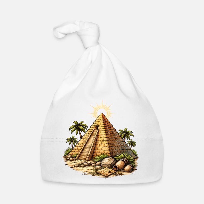 Pyramide Tempel Baby Bio-Mütze