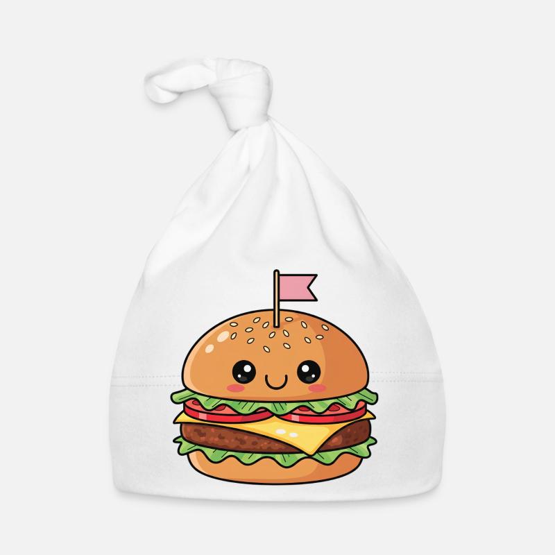 Cheeky Burger Maskottchen Baby Bio-Mütze