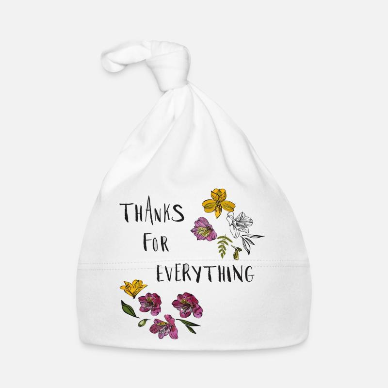 Thanks for everything Organic Baby Cap