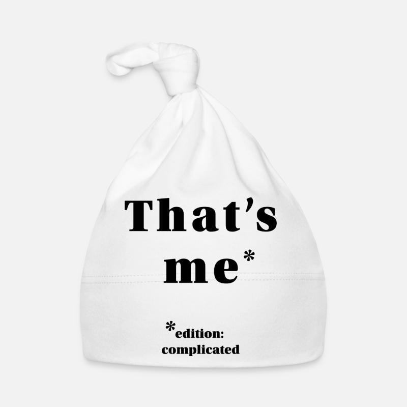 ME – c’est compliqué | Déclaration minimaliste Bonnet bio Bébé