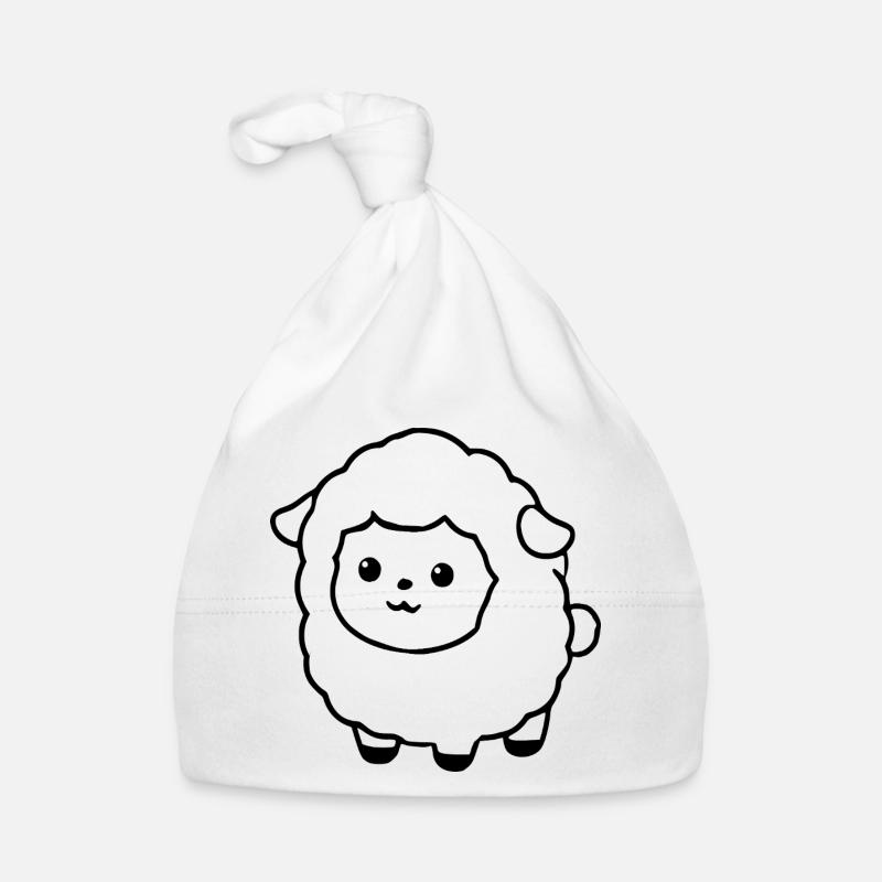 Schaf Schäfchen Lamm Baby Bio-Mütze