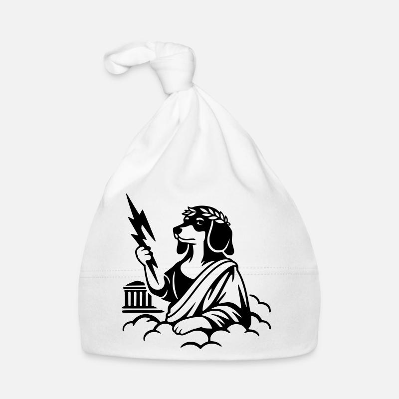 Lustiger Dackel Gott Griechisch Antike Witzig  Baby Bio-Mütze