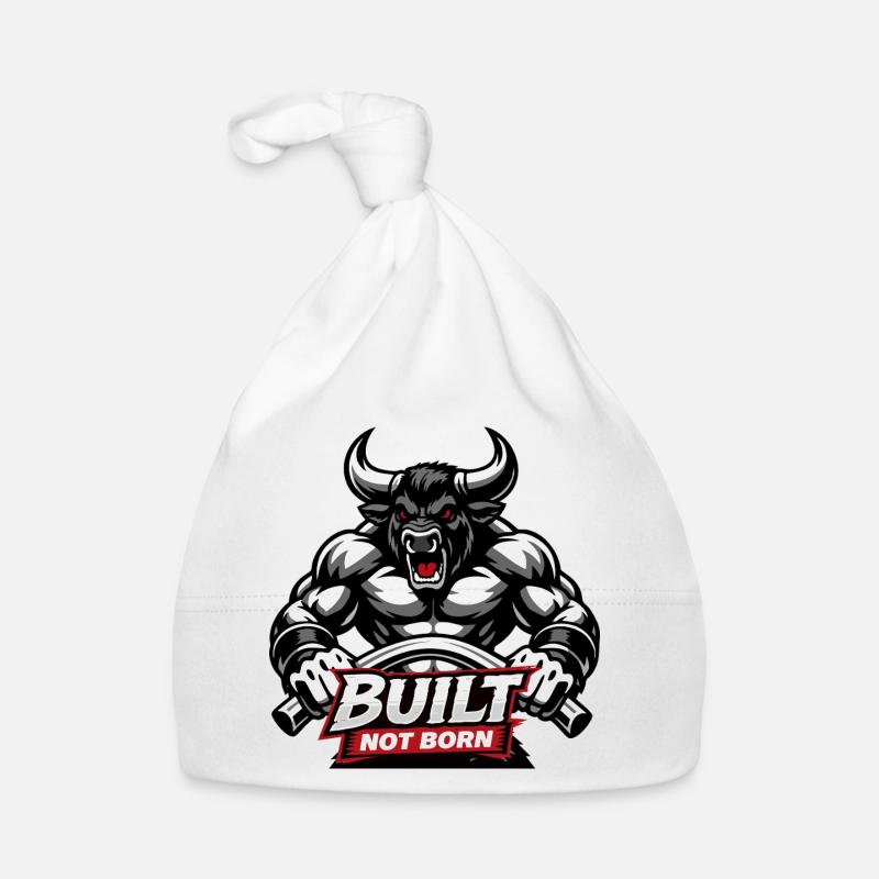 Bodybuilder /  Minotaurus / Built not born         Baby Bio-Mütze