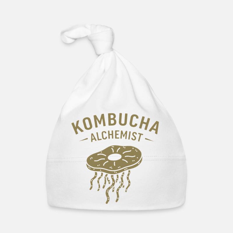 Minimalist Kombucha Alchemist Fermentation Organic Baby Cap