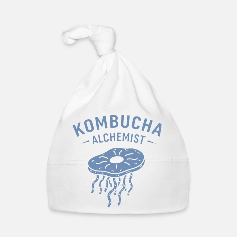 Minimalist Kombucha Alchemist Fermentation Organic Baby Cap