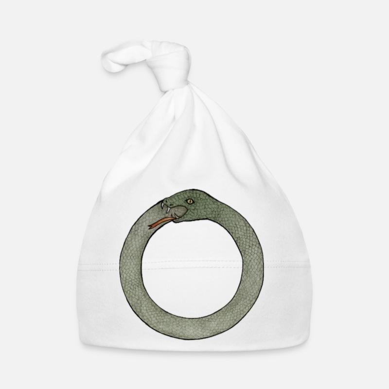 Geschwindete Schlangen-Emblem Baby Bio-Mütze