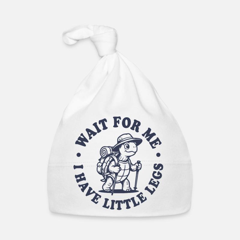 Wandering Turtle Wait For Me Small Legs Organic Baby Cap