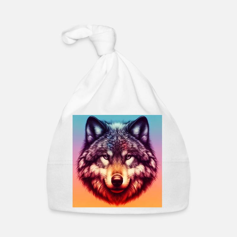 Wolf Baby Bio-Mütze