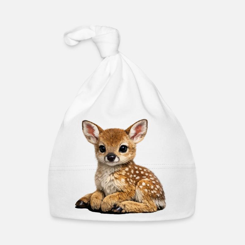 Illustration du garçon cerf mignon Bonnet bio Bébé