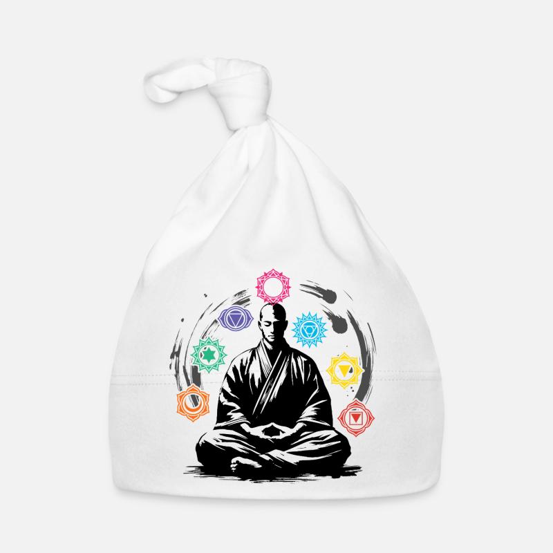 Chakra-Meditation Zen Entspann dich Baby Bio-Mütze