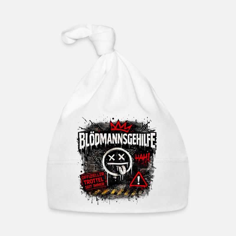 Assistant to the Certified Fool „BLÖDMANNSGEHILFE“ Organic Baby Cap