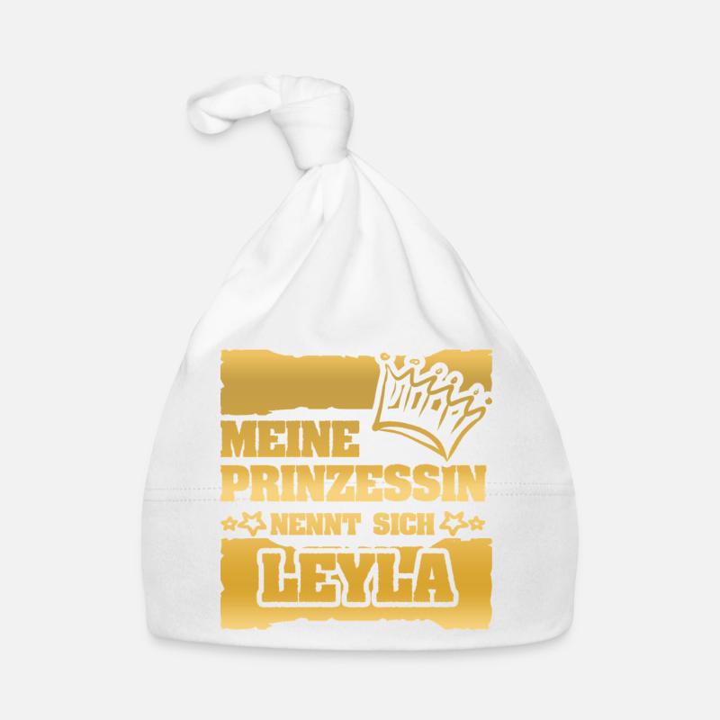 Spruch Leyla Baby Bio-Mütze