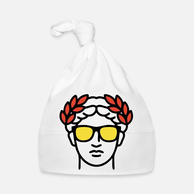 Roman Statue Sunglasses Ancient Art Organic Baby Cap
