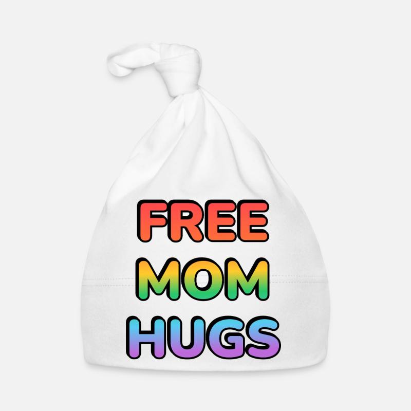 Kostenlose Mutter Umarmungen Gay Pride Baby Bio-Mütze