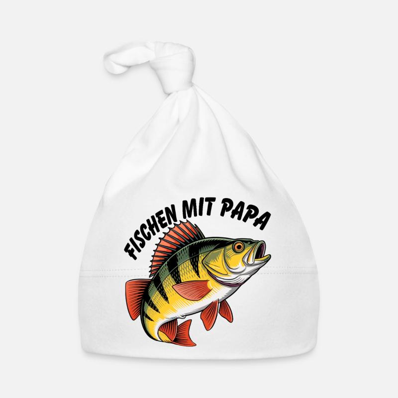 Fischen mit Papa Baby Bio-Mütze