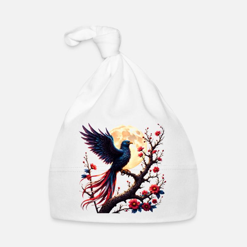 Lunar Blue Phoenix in Blühe Baby Bio-Mütze