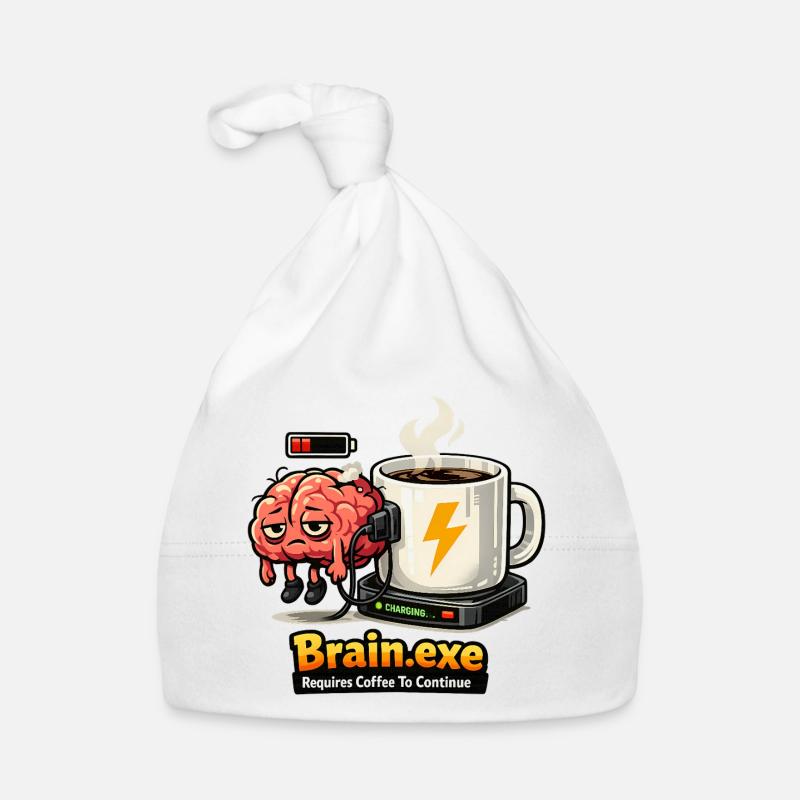 Coffee-driven brain Organic Baby Cap