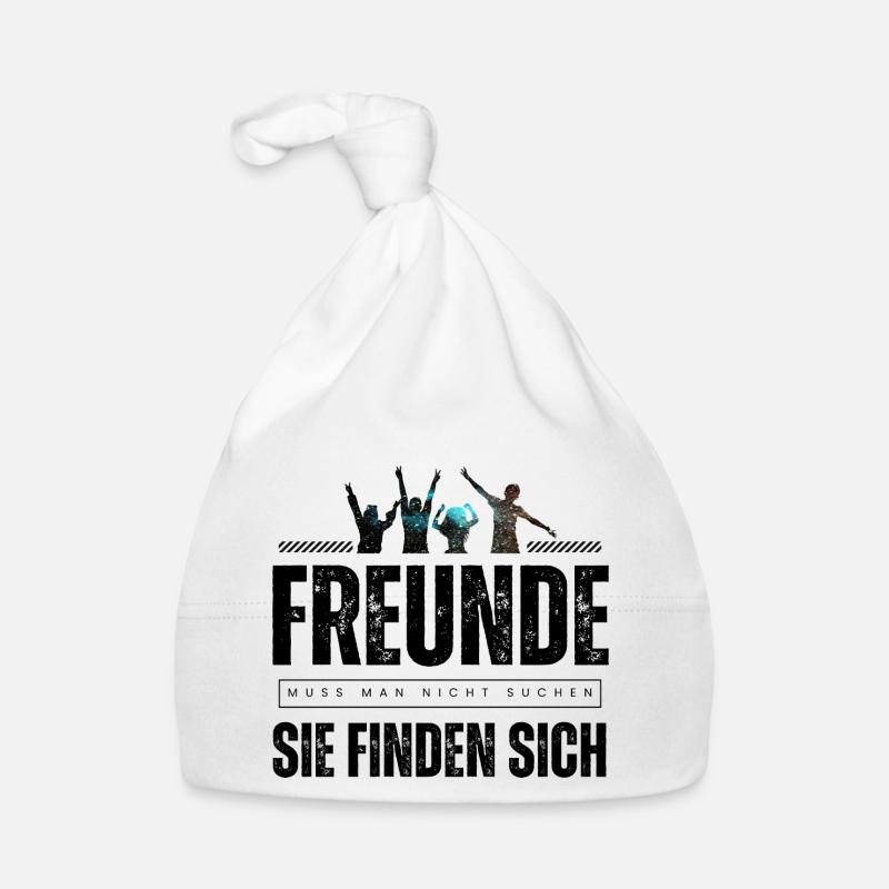 Beste Freunde FREUND Kumpel Kumpels Baby Bio-Mütze