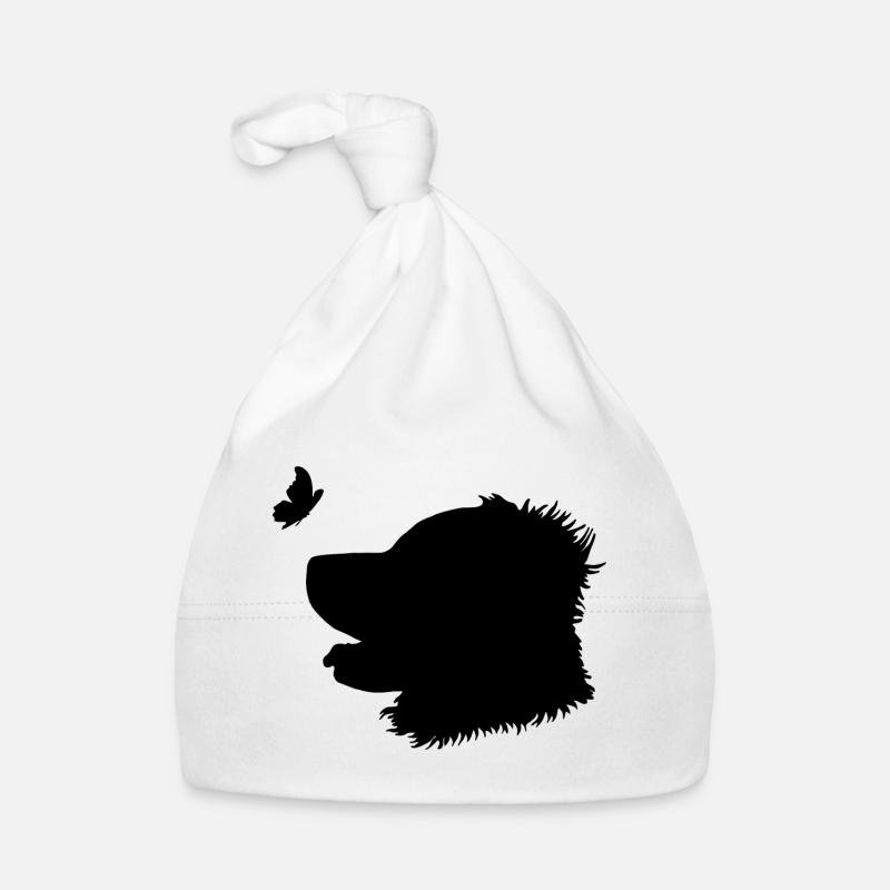 Golden Retriever mit Schmetterling Baby Bio-Mütze