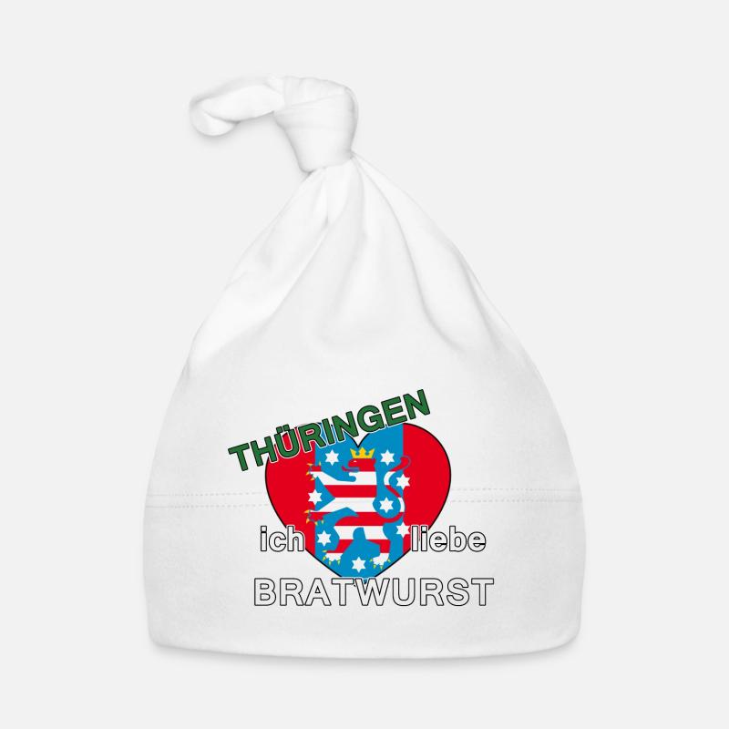 Thüringen - ich liebe Bratwurst Baby Bio-Mütze