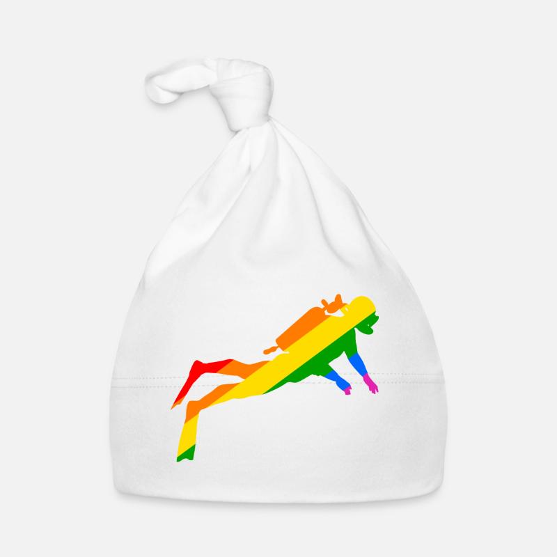 Rainbow Diver Baby Bio-Mütze