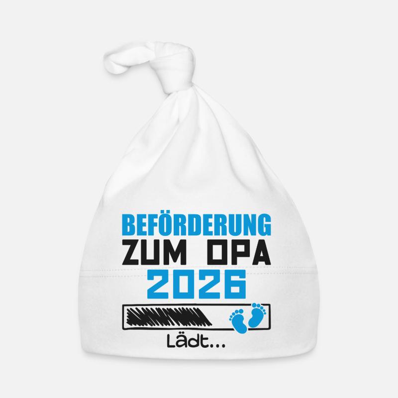 Promotion au poste de grand-père 2026 Bonnet bio Bébé