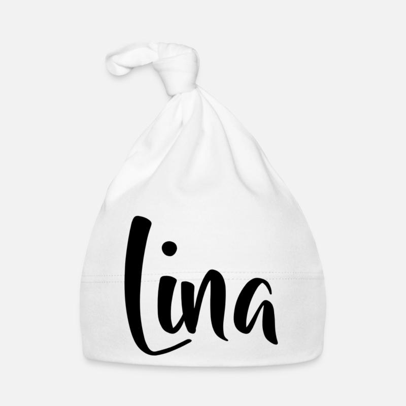 First name - Lina Organic Baby Cap