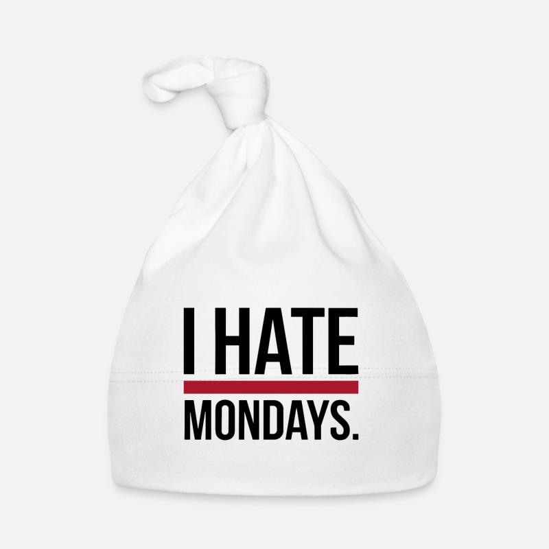 I Hate Mondays Baby Bio-Mütze