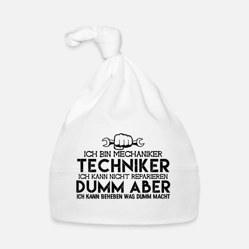 Mechaniker Techniker | Mechaniker Baby Bio-Mütze
