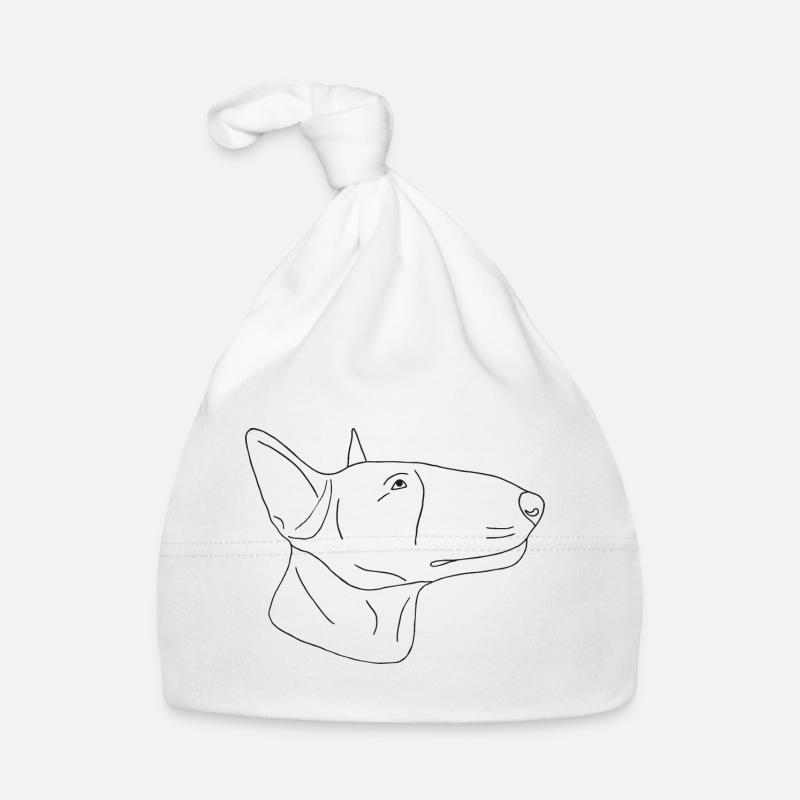 Bullterrier Baby Bio-Mütze