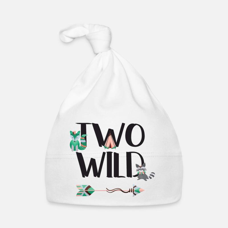 Two Wild 2.Geburtstag 2 Jahre Baby Bio-Mütze
