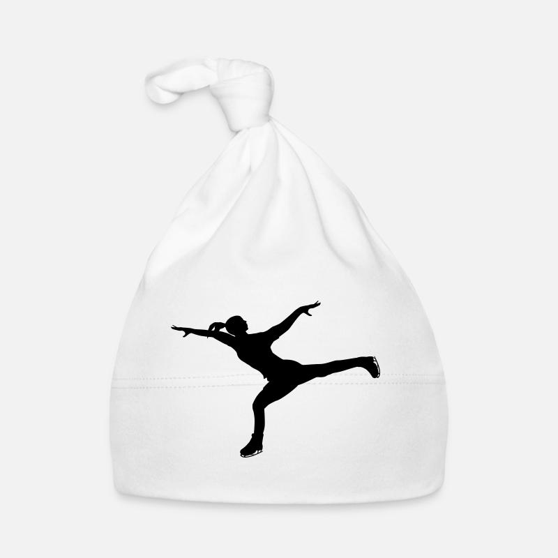 Balancing act in figure skating Organic Baby Cap