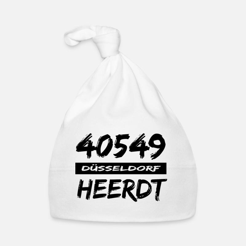 40549 Düsseldorf Heerdt Postleitzahl TShirt Baby Bio-Mütze