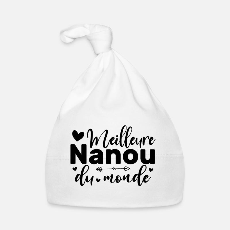 Meilleure Nanou Du Monde Bonnet bio Bébé