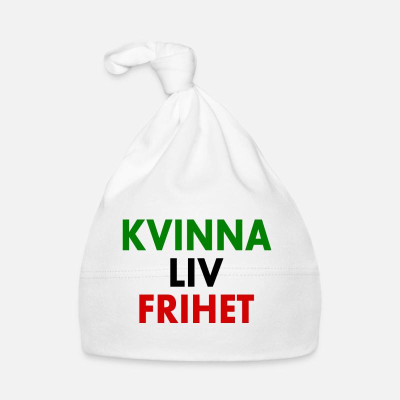 FRAU LEBEN FREIHEIT Baby Bio-Mütze