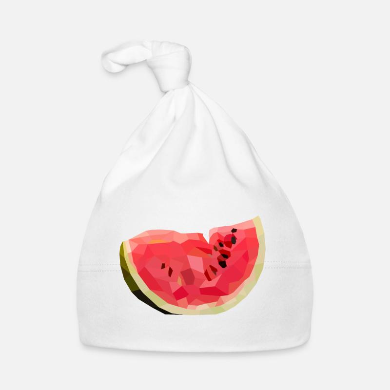 Melone Melon dans le style polygone Bonnet bio Bébé