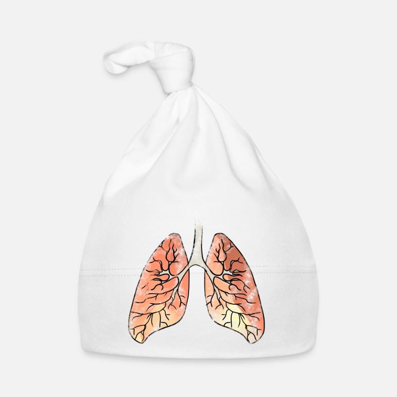 Lung bronchi Organic Baby Cap