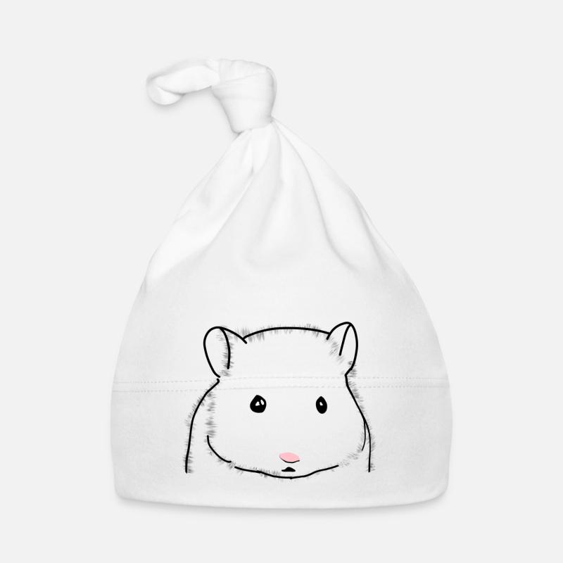 Hamster cute animals Organic Baby Cap