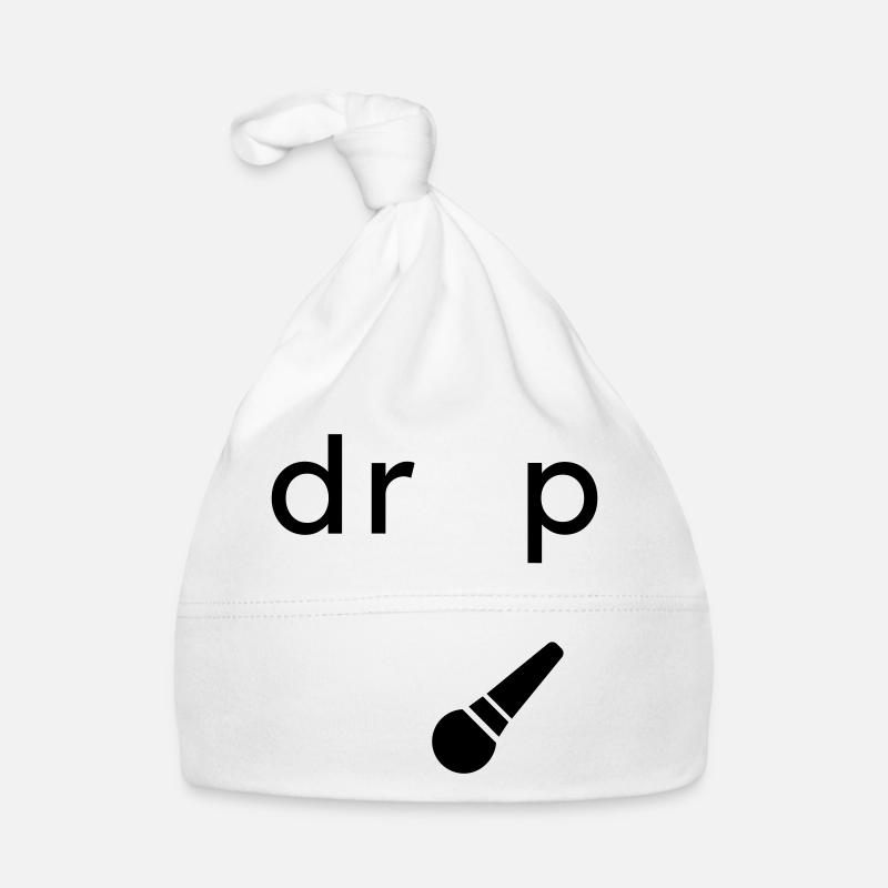 Drop the Microphone Gift Organic Baby Cap