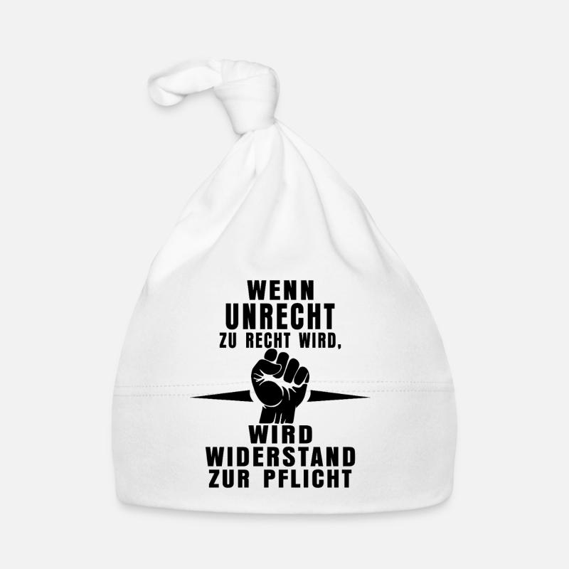 Recognizing injustice – showing resistance Organic Baby Cap