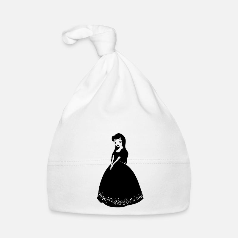 Kleid dunkel Baby Bio-Mütze