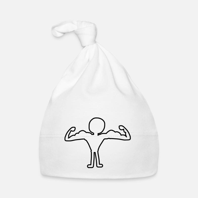 starker Mann Baby Bio-Mütze